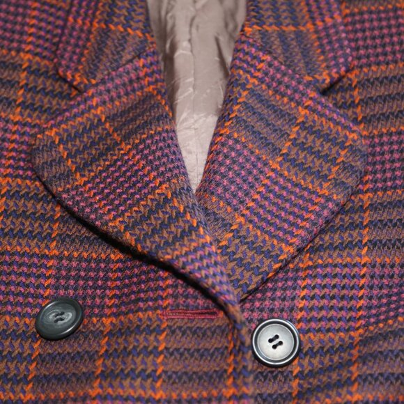 Vintage Oscar de la Renta double breasted wool blazer jacket Beautiful - Picture 10 of 10